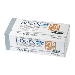 Иглы стоматологические одноразовые Hogen Spitze, типоразмер 27G, 38 мм, 100 шт