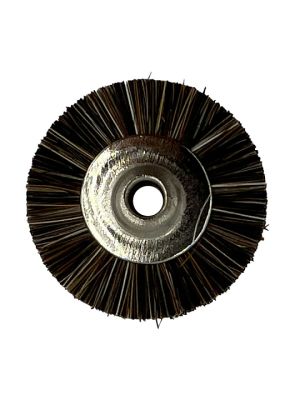 Щетка-диск для б/м, без держ., коричн., d=19мм