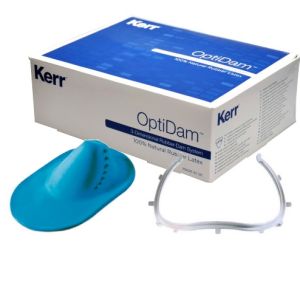 5200 OptiDam Постериор-коффердам для жевательных зубов (рамка+10 листов) Kerr