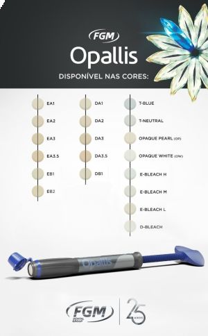 Opallis DB1, шприц (4гр) микрогибридный композит с наночастицами, FGM