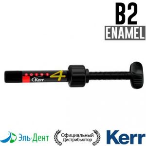 Point 4 Enamel B2, шприц (4гр), микрогибридный композит /29882/Kerr