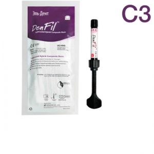DenFil С3 шпр.4г-композитный светоотверждаемый материал, Vericom Co Ltd, DF104-RC33
