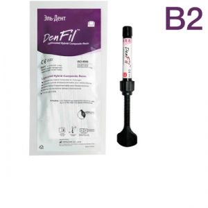 DenFil В2 шпр.4г-композитный светоотверждаемый материал, Vericom Co Ltd, DF104-RB22