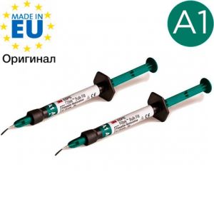 Filtek Bulk Fill Flowable, Оттенок A1, жидкотекучий композитный материал (2 шприца по 2 гр, 20 насадок), 4862A1, 3M