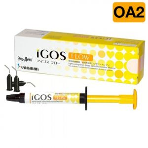 iGOS Flow Цвет OA2 (1 шпр.-2,6 г) цирконосодержащий жидкотекучий композит, YAMAKIN
