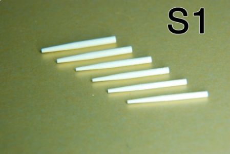 Штифты стекловолоконные S1 (6шт.) цилиндро-конические ШВС125-17, Форма