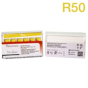 Reciproc guttapercha points, длина (length) 28 мм, R50 размер (size), 60 шт.