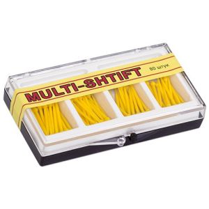 Беззольные штифты Multi-Shtift желтые диаметр 1,2 мм (80шт.), РуДент