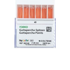 Гуттаперча 02/№45 (100 шт) ROECO Coltene