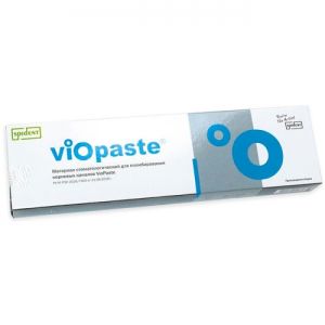 VioPaste-паста для временного пломбирования каналов с Гидроксид кальция и Сульфатом бария. Шприц 2,0г, насадки, Spident