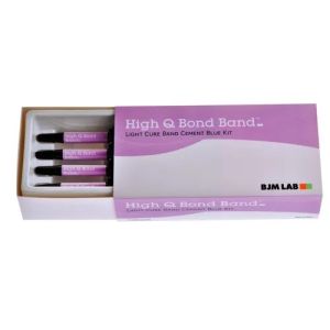 Цемент композитный Хай Кью Бонд Light Cure Band Cement Blue 4х4гр, BJM LAB (Израиль)