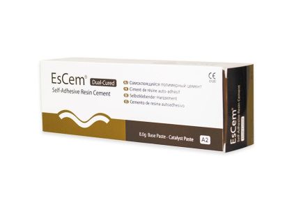 EsCem - Цемент для постоянной фиксации ортопедических конструкций, шприц 8.0 г, оттенок TW