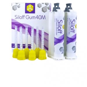Десневая маска Siloff Gum 40M Super Elastic 2x50 (мягкая), с насадками