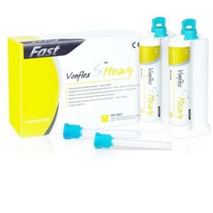 Vonflex S Heavy Fast А-силикон для регистрации прикуса, 2x50мл