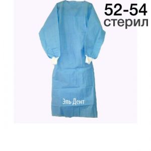 Халат CTЕРИЛЬНЫЙ хирургический 140х140см плотность 42 