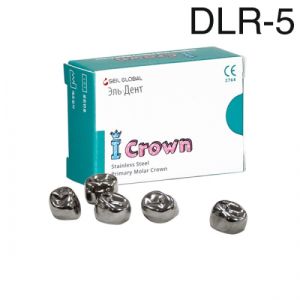Коронки I CROWN Refill DLR-5 из нержавеющей стали детские (5 шт) Seil Global