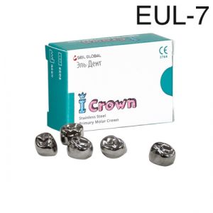 Коронки I CROWN Refill EUL-7 из нержавеющей стали детские (5 шт) Seil Global