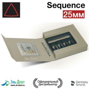 ProTaper Sequence 25мм S1/S2/F1 (6 шт.) - набор