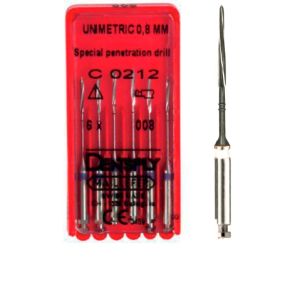 Penetration drill №108 (6 шт.), 1 полоса, белый, Maillefer