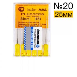 Pluggers Mani №20 (25 мм) упаковка 6 шт.