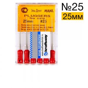 Pluggers Mani №25 (25 мм) упаковка 6 шт.