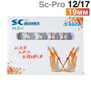 Файлы машинные с памятью формы SC-Pro 2018 12/17, 19мм. (6шт.) SOCO