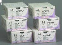 Vicryl W9386 4|0 (45см, обратно-реж.3|8) 12шт.