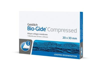Geistlich Bio-Gide Compressed 20х30мм. (500372) -Мембрана стоматологическая биорезорбируемая коллагеновая для тканевой регенерации