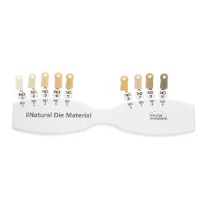 IPS Natural Die Material Shade Guide Расцветка культевых материалов
